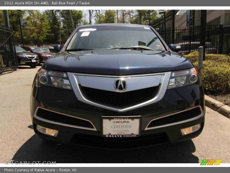 Bali Blue Pearl / Taupe 2012 Acura MDX SH-AWD