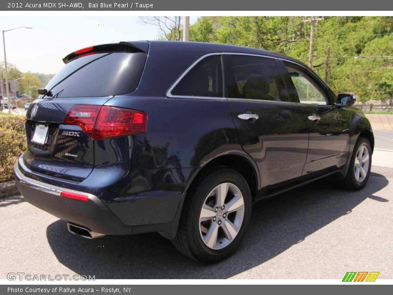 Bali Blue Pearl / Taupe 2012 Acura MDX SH-AWD