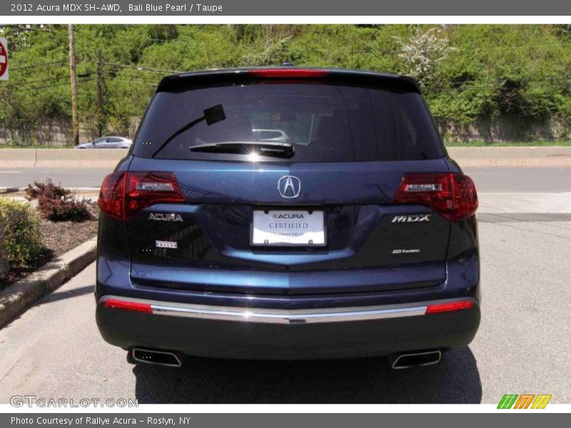 Bali Blue Pearl / Taupe 2012 Acura MDX SH-AWD