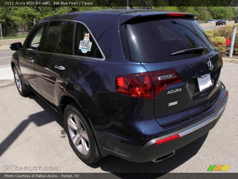 Bali Blue Pearl / Taupe 2012 Acura MDX SH-AWD