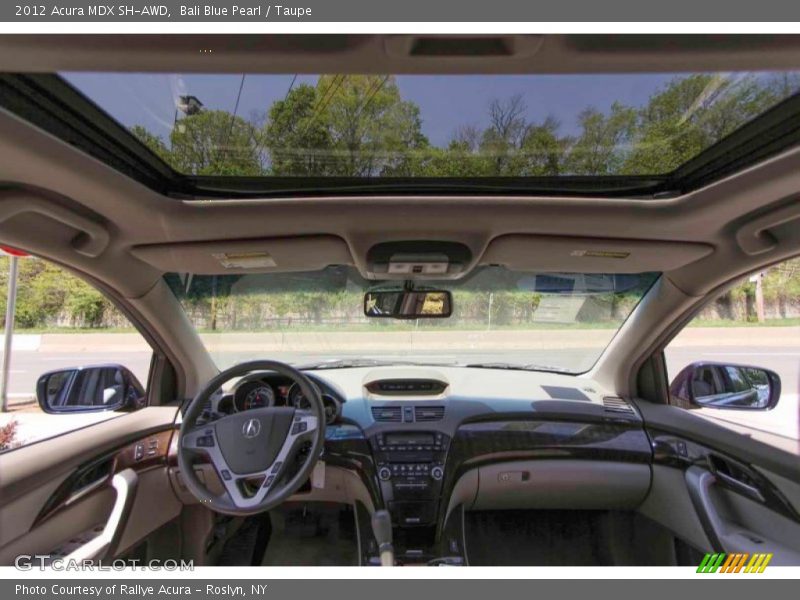 Bali Blue Pearl / Taupe 2012 Acura MDX SH-AWD