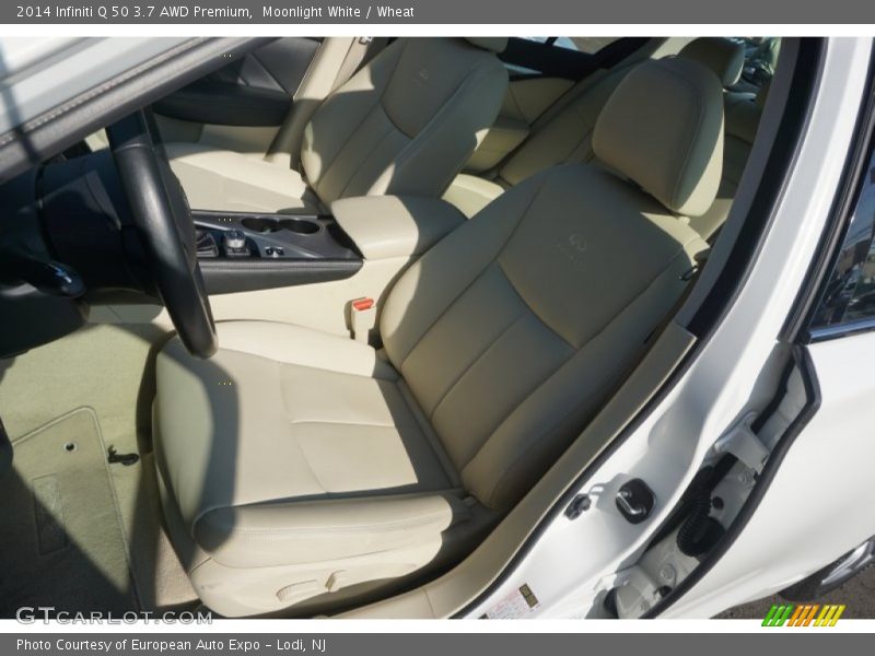 Moonlight White / Wheat 2014 Infiniti Q 50 3.7 AWD Premium