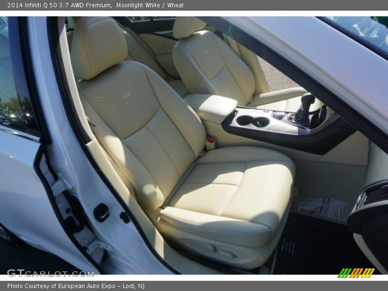 Moonlight White / Wheat 2014 Infiniti Q 50 3.7 AWD Premium