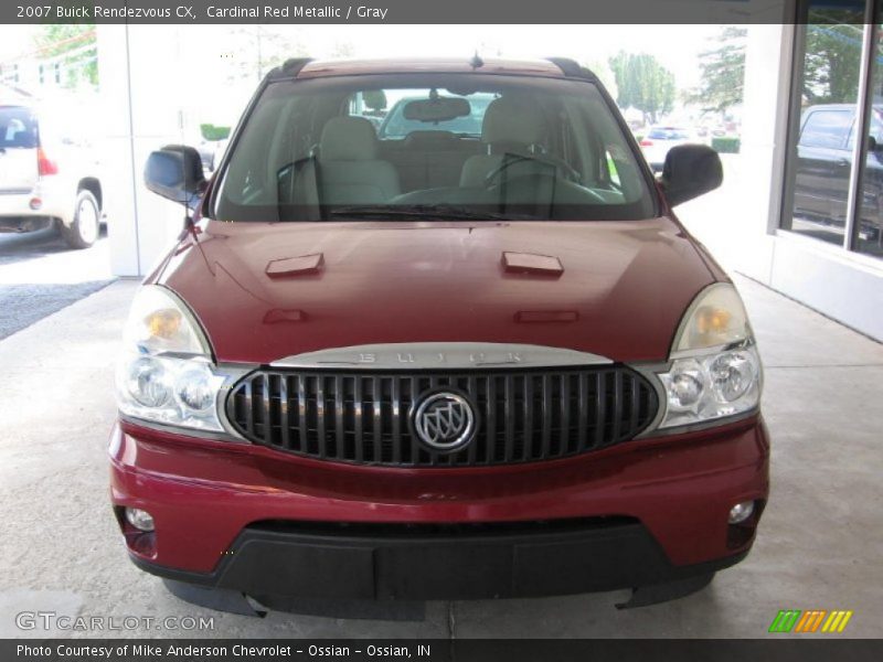 Cardinal Red Metallic / Gray 2007 Buick Rendezvous CX