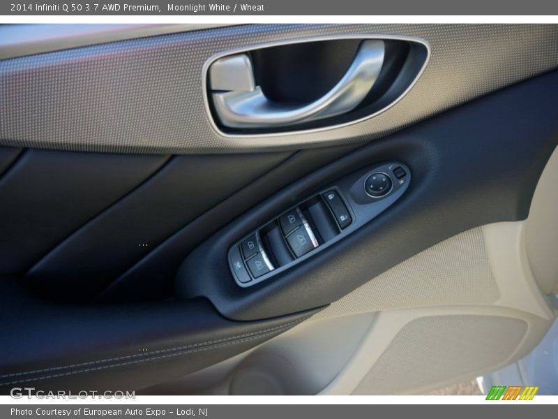 Moonlight White / Wheat 2014 Infiniti Q 50 3.7 AWD Premium
