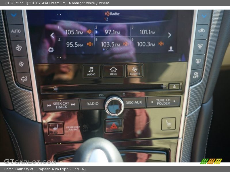 Moonlight White / Wheat 2014 Infiniti Q 50 3.7 AWD Premium
