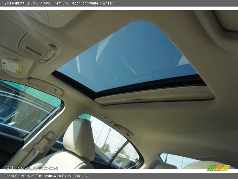 Moonlight White / Wheat 2014 Infiniti Q 50 3.7 AWD Premium