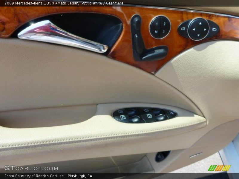 Arctic White / Cashmere 2009 Mercedes-Benz E 350 4Matic Sedan