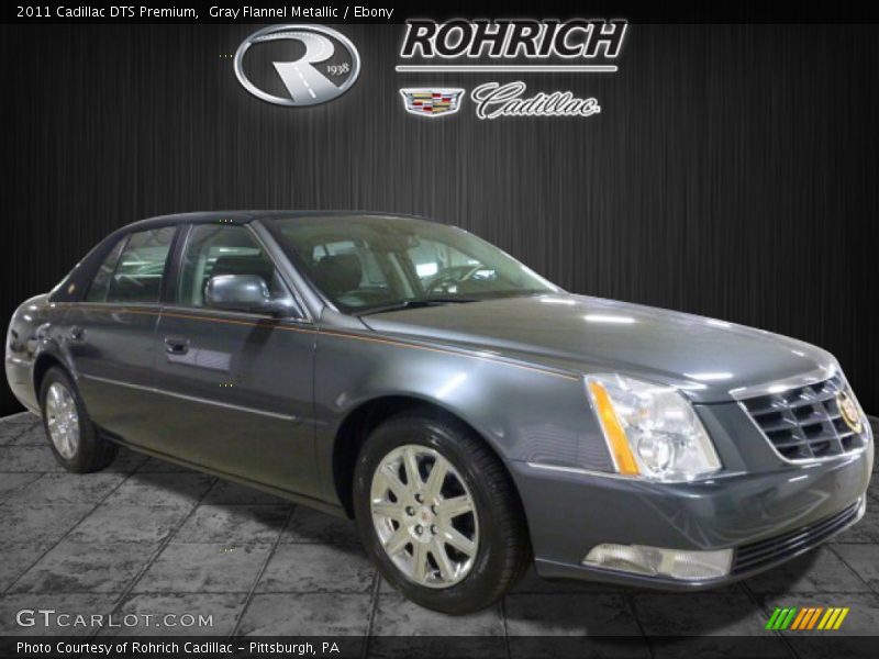 Gray Flannel Metallic / Ebony 2011 Cadillac DTS Premium