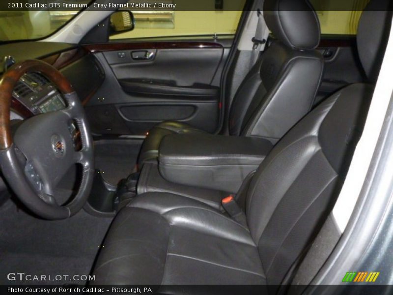 Gray Flannel Metallic / Ebony 2011 Cadillac DTS Premium