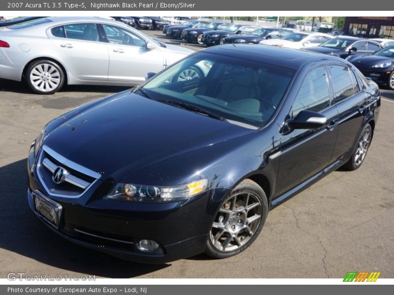 Nighthawk Black Pearl / Ebony/Silver 2007 Acura TL 3.5 Type-S