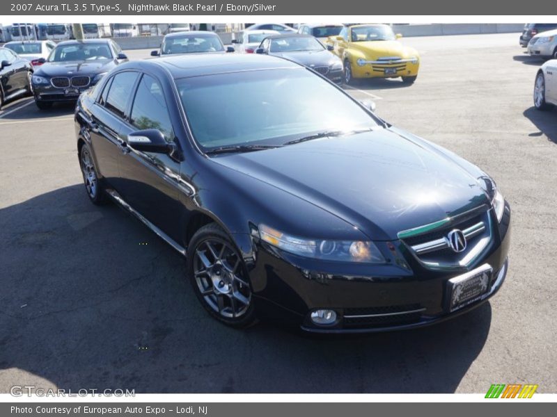 Nighthawk Black Pearl / Ebony/Silver 2007 Acura TL 3.5 Type-S