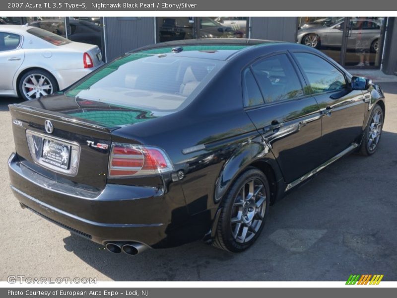 Nighthawk Black Pearl / Ebony/Silver 2007 Acura TL 3.5 Type-S