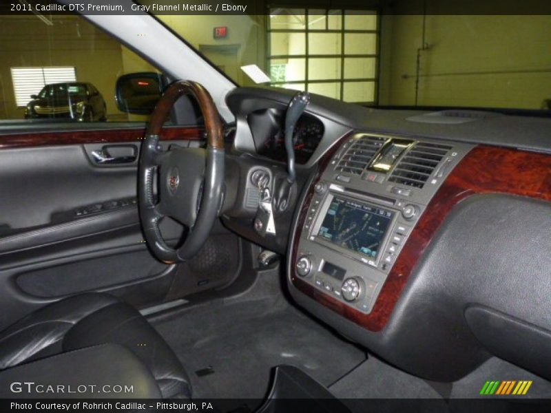 Gray Flannel Metallic / Ebony 2011 Cadillac DTS Premium