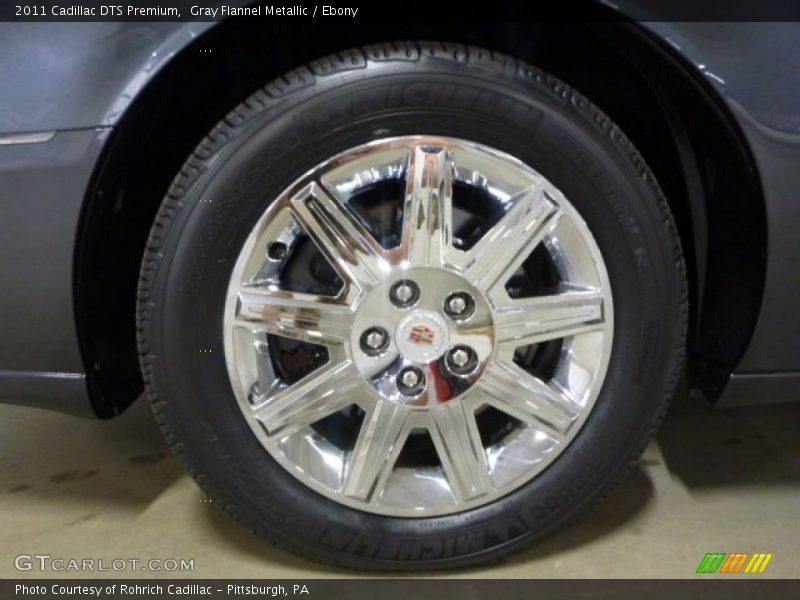 Gray Flannel Metallic / Ebony 2011 Cadillac DTS Premium
