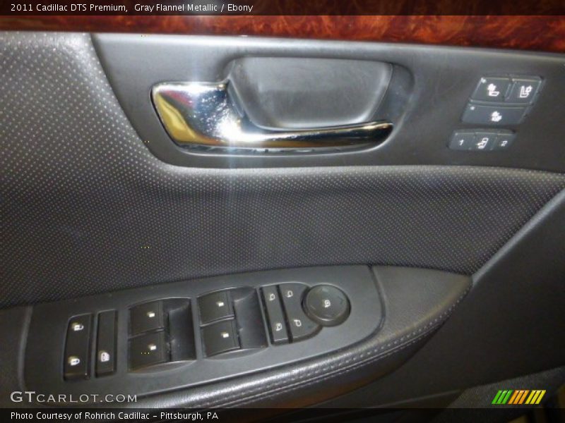 Gray Flannel Metallic / Ebony 2011 Cadillac DTS Premium