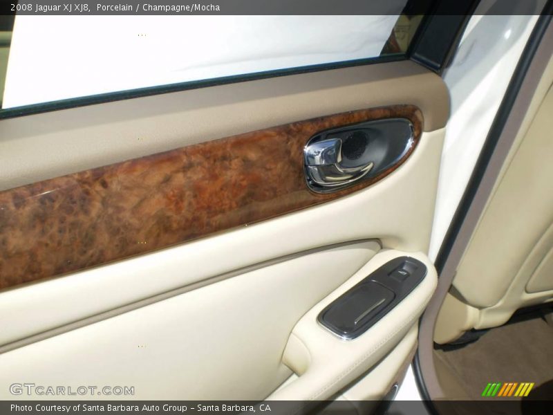 Porcelain / Champagne/Mocha 2008 Jaguar XJ XJ8