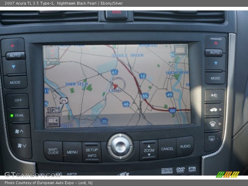 Nighthawk Black Pearl / Ebony/Silver 2007 Acura TL 3.5 Type-S