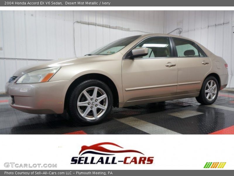 Desert Mist Metallic / Ivory 2004 Honda Accord EX V6 Sedan