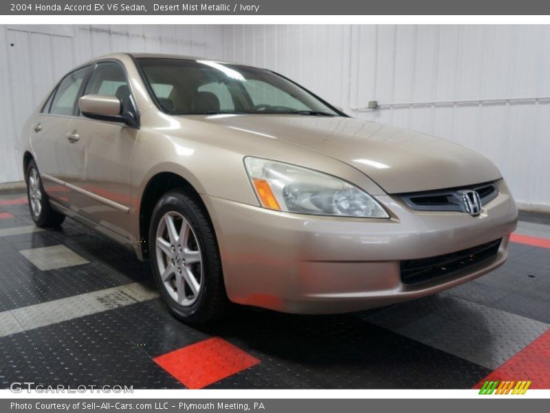 Desert Mist Metallic / Ivory 2004 Honda Accord EX V6 Sedan