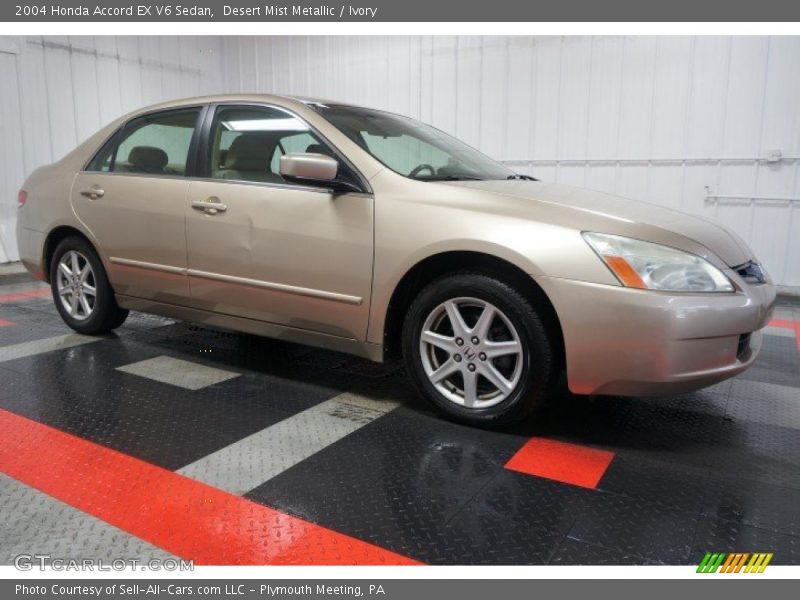 Desert Mist Metallic / Ivory 2004 Honda Accord EX V6 Sedan