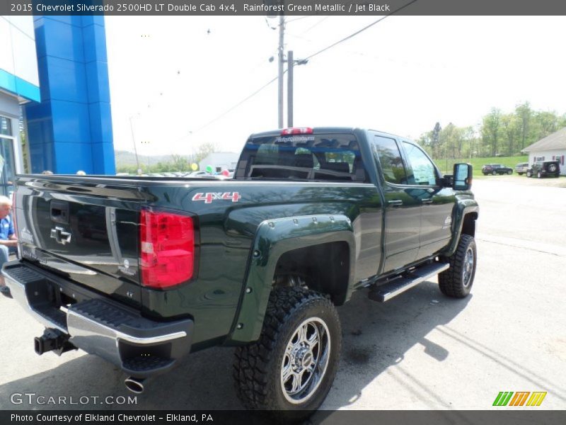 Rainforest Green Metallic / Jet Black 2015 Chevrolet Silverado 2500HD LT Double Cab 4x4