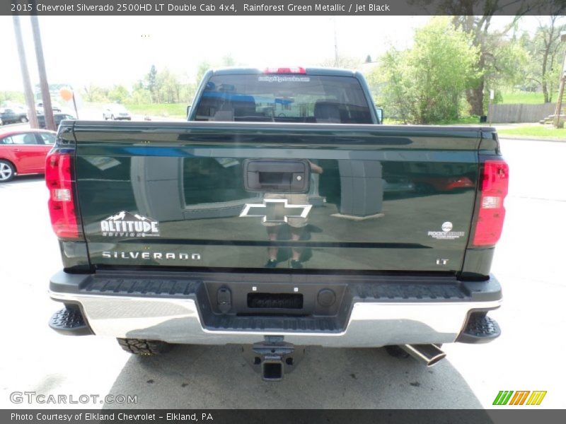 Rainforest Green Metallic / Jet Black 2015 Chevrolet Silverado 2500HD LT Double Cab 4x4