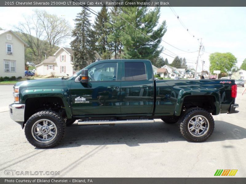  2015 Silverado 2500HD LT Double Cab 4x4 Rainforest Green Metallic
