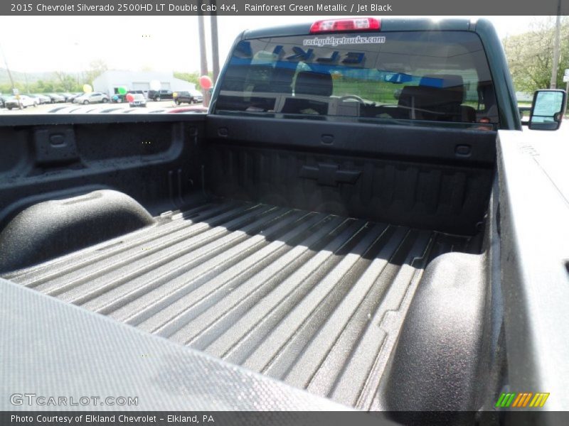Rainforest Green Metallic / Jet Black 2015 Chevrolet Silverado 2500HD LT Double Cab 4x4