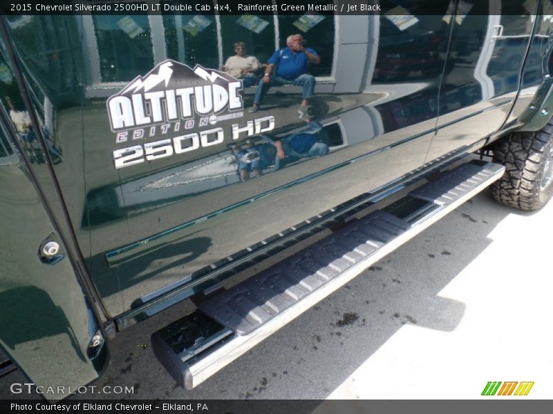 Rainforest Green Metallic / Jet Black 2015 Chevrolet Silverado 2500HD LT Double Cab 4x4