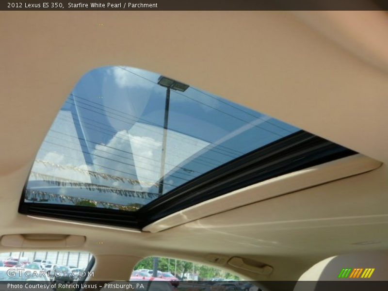 Starfire White Pearl / Parchment 2012 Lexus ES 350