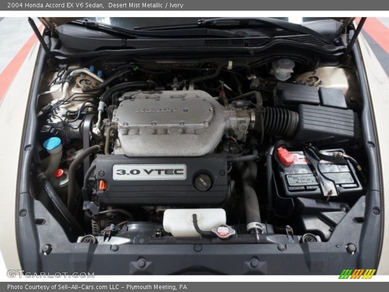 Desert Mist Metallic / Ivory 2004 Honda Accord EX V6 Sedan