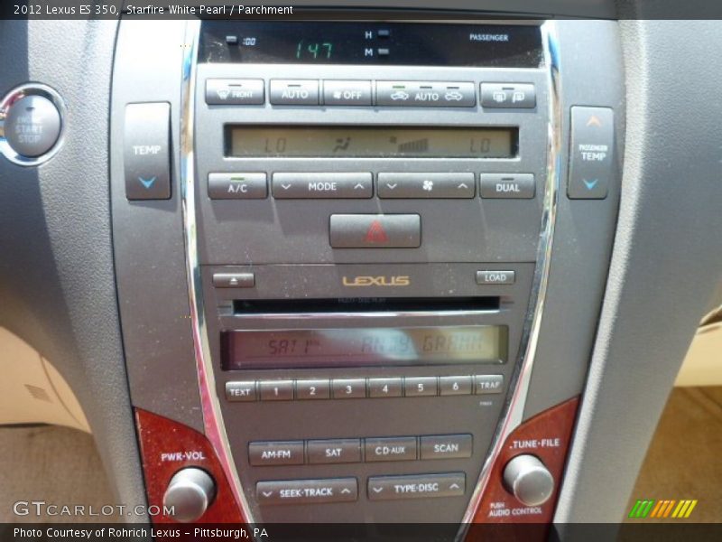 Starfire White Pearl / Parchment 2012 Lexus ES 350