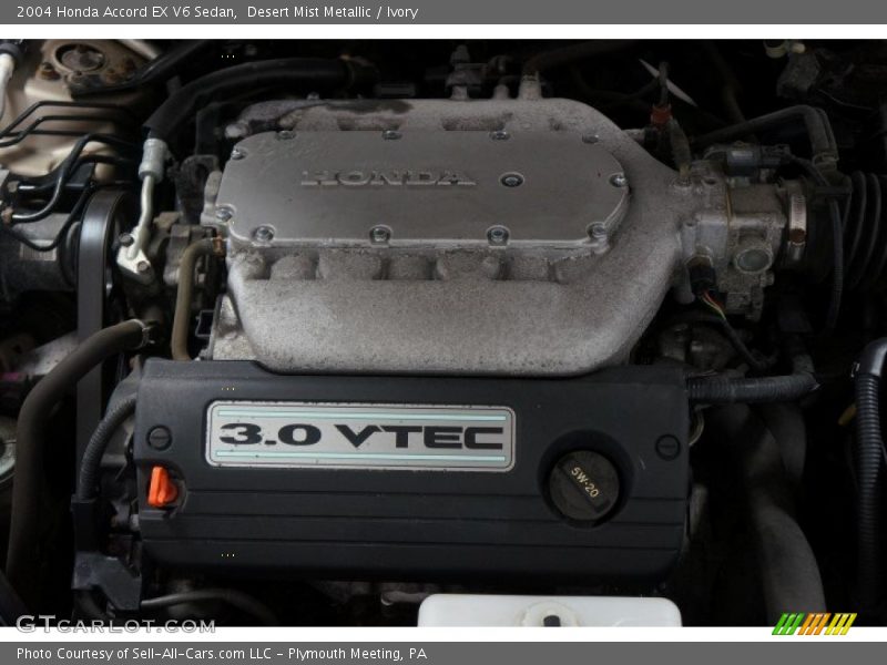 Desert Mist Metallic / Ivory 2004 Honda Accord EX V6 Sedan