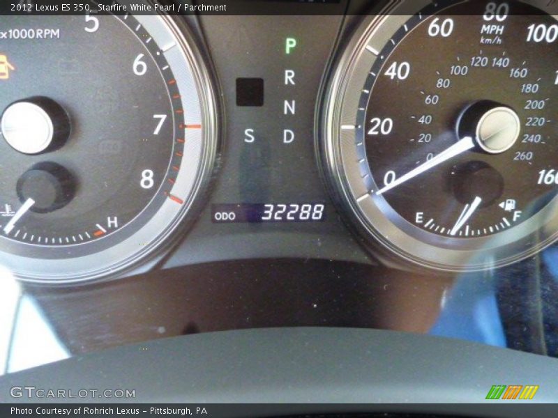 Starfire White Pearl / Parchment 2012 Lexus ES 350