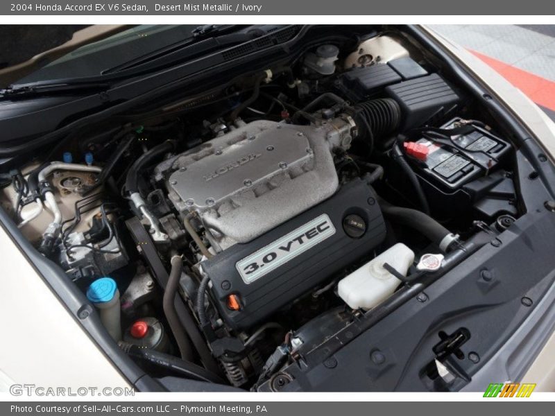 Desert Mist Metallic / Ivory 2004 Honda Accord EX V6 Sedan