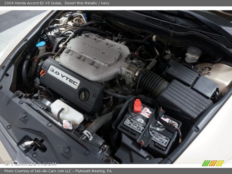 Desert Mist Metallic / Ivory 2004 Honda Accord EX V6 Sedan