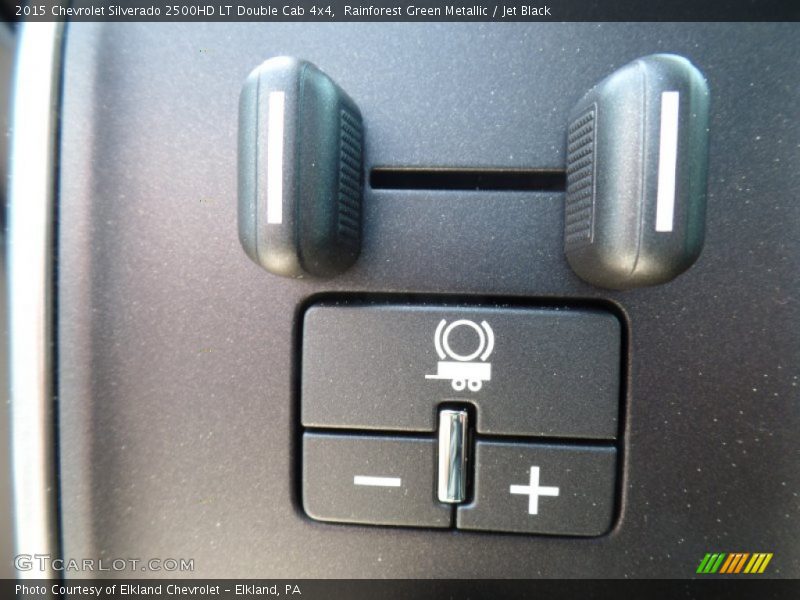 Rainforest Green Metallic / Jet Black 2015 Chevrolet Silverado 2500HD LT Double Cab 4x4