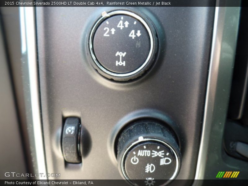 Rainforest Green Metallic / Jet Black 2015 Chevrolet Silverado 2500HD LT Double Cab 4x4