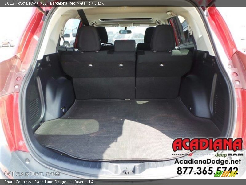 Barcelona Red Metallic / Black 2013 Toyota RAV4 XLE