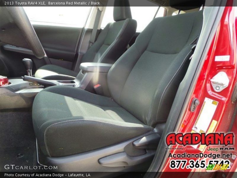 Barcelona Red Metallic / Black 2013 Toyota RAV4 XLE