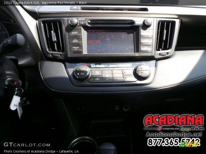 Barcelona Red Metallic / Black 2013 Toyota RAV4 XLE