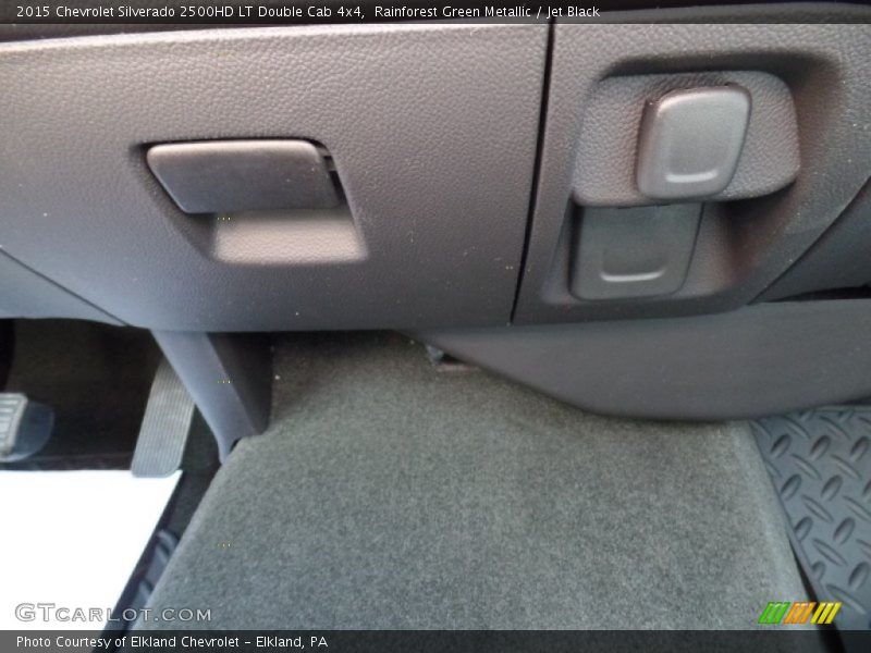 Rainforest Green Metallic / Jet Black 2015 Chevrolet Silverado 2500HD LT Double Cab 4x4
