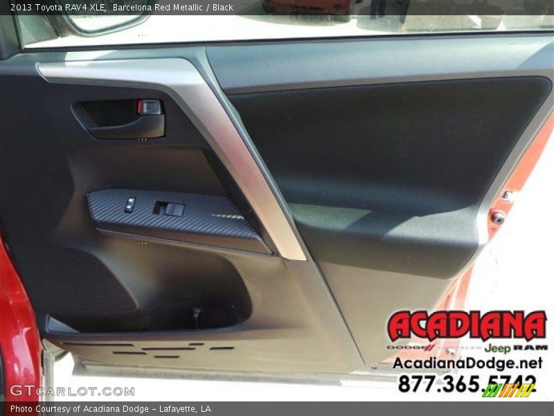 Barcelona Red Metallic / Black 2013 Toyota RAV4 XLE