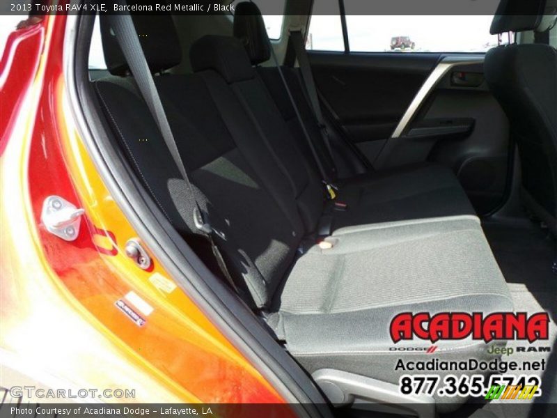 Barcelona Red Metallic / Black 2013 Toyota RAV4 XLE