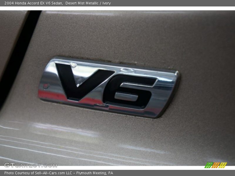 Desert Mist Metallic / Ivory 2004 Honda Accord EX V6 Sedan