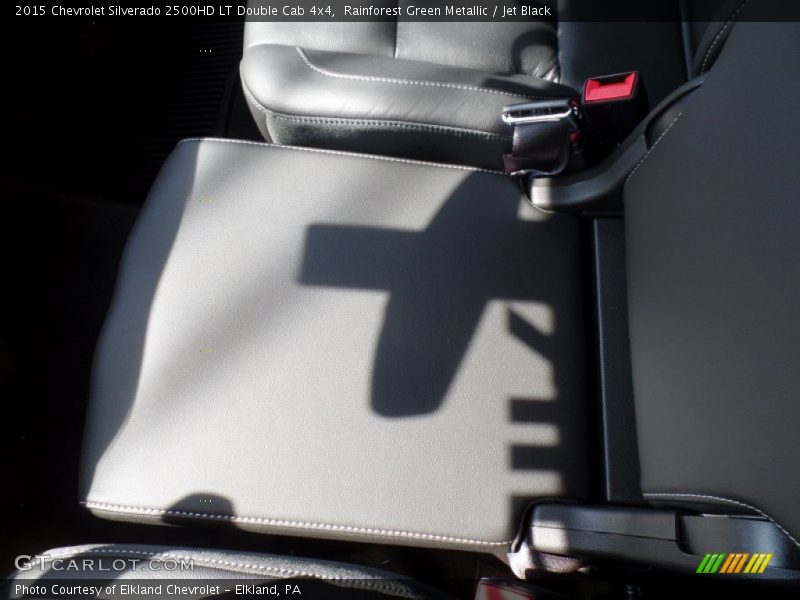 Rainforest Green Metallic / Jet Black 2015 Chevrolet Silverado 2500HD LT Double Cab 4x4