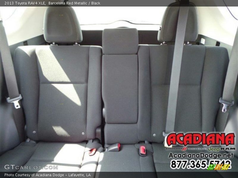 Barcelona Red Metallic / Black 2013 Toyota RAV4 XLE