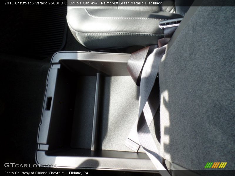 Rainforest Green Metallic / Jet Black 2015 Chevrolet Silverado 2500HD LT Double Cab 4x4