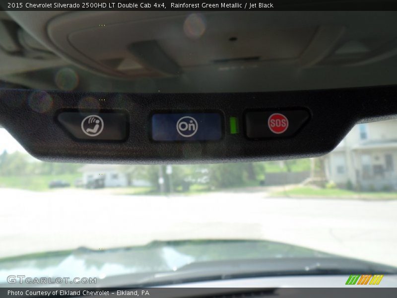Rainforest Green Metallic / Jet Black 2015 Chevrolet Silverado 2500HD LT Double Cab 4x4
